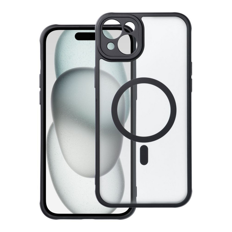 Apple iPhone 15 Plus Case Matte Mag Cove MagSAFE  Black