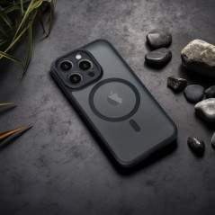 Apple iPhone 14 Case Matte Mag Cove MagSAFE  Black