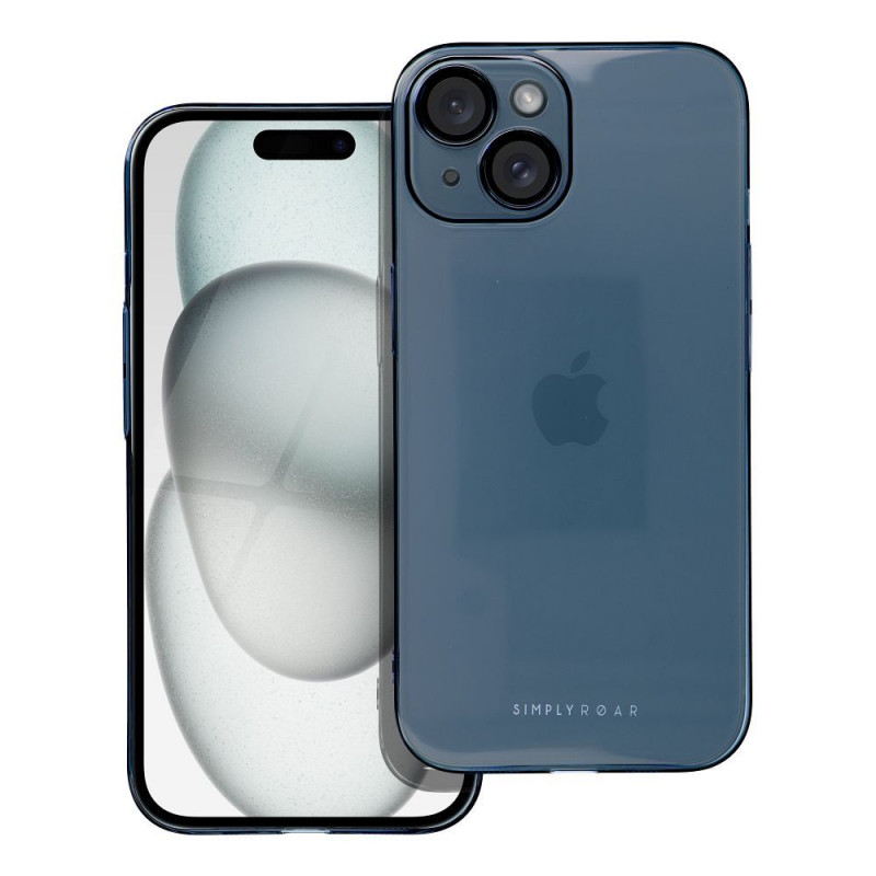Apple iPhone 15 Case Roar Pure Simple Fit Navy Apple iPhone 15 Case Roar Pure Simple Fit Navy