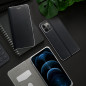 Samsung Galaxy A34 Wallet Cases LUNA Book Carbon Carbon Fibre, Elegant  Black
