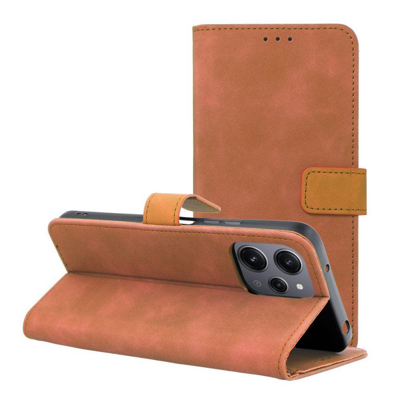 XIAOMI Redmi 12 Wallet Cases TENDER Book Brown