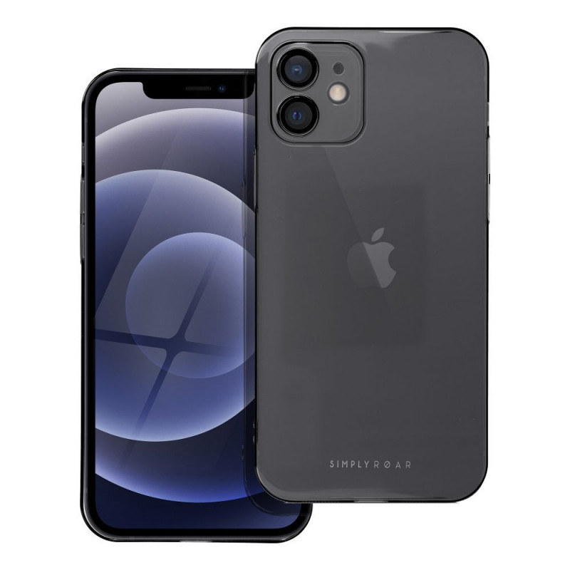 Apple iPhone 12 Case Roar Pure Simple Fit Black Apple iPhone 12 Case Roar Pure Simple Fit Black