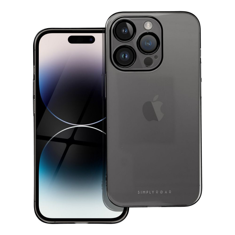 Apple iPhone 14 Pro Case Roar Pure Simple Fit Black Apple iPhone 14 Pro Case Roar Pure Simple Fit Black