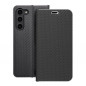Samsung Galaxy S23 Plus 5G Wallet Cases LUNA Book Carbon Carbon Fibre, Elegant  Black