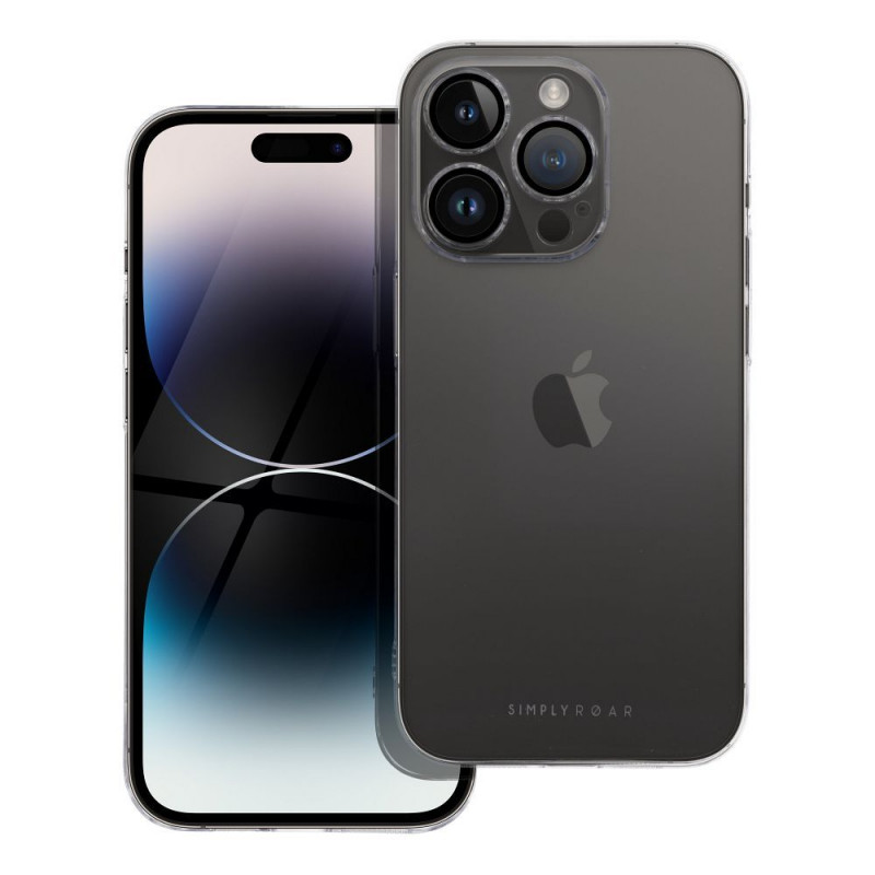 Apple iPhone 14 Pro Case Roar Pure Simple Fit Transparent Apple iPhone 14 Pro Case Roar Pure Simple Fit Transparent