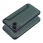 Apple iPhone 15 Plus Wallet Cases Razor Book Carbon Fibre, Carbon pattern Dark green Apple iPhone 15 Plus Wallet Cases Razor Book Carbon Fibre, Carbon pattern Dark green