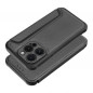 Apple iPhone 15 Pro Wallet Cases Razor Book Carbon Fibre, Carbon pattern Black Apple iPhone 15 Pro Wallet Cases Razor Book Carbon Fibre, Carbon pattern Black