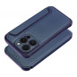 Apple iPhone 15 Pro Wallet Cases Razor Book Carbon Fibre, Carbon pattern Blue Apple iPhone 15 Pro Wallet Cases Razor Book Carbon Fibre, Carbon pattern Blue