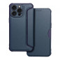 Apple iPhone 15 Pro Max Wallet Cases Razor Book Carbon Fibre, Carbon pattern  Blue