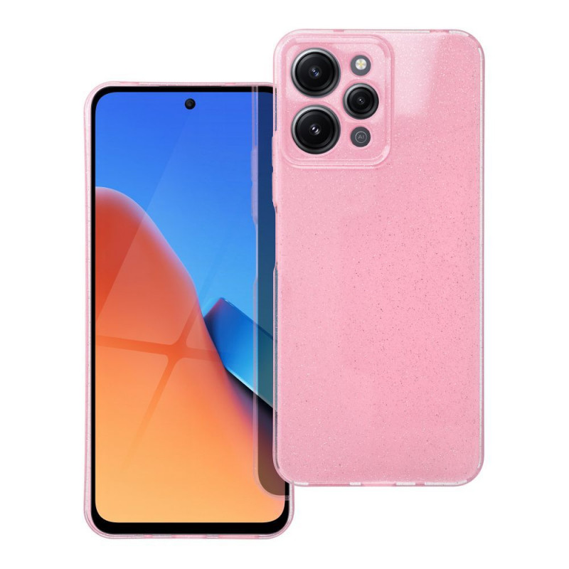 XIAOMI Redmi 12 Case CLEAR 2mm BLINK Pink