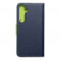 Samsung Galaxy S24 PLUS Wallet Cases Fancy Book Navy / Lime
