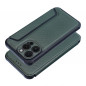 Apple iPhone 15 Pro Max Wallet Cases Razor Book Carbon Fibre, Carbon pattern Dark green Apple iPhone 15 Pro Max Wallet Cases Razor Book Carbon Fibre, Carbon pattern Dark green