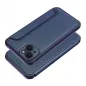 Apple iPhone 15 Plus Wallet Cases Razor Book Carbon Fibre, Carbon pattern  Blue