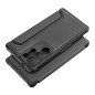 Samsung Galaxy S24 ULTRA Wallet Cases Razor Book Carbon Fibre, Carbon pattern  Black