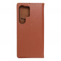Samsung Galaxy S24 ULTRA Wallet Cases Leather case SMART PRO Elegant  Brown