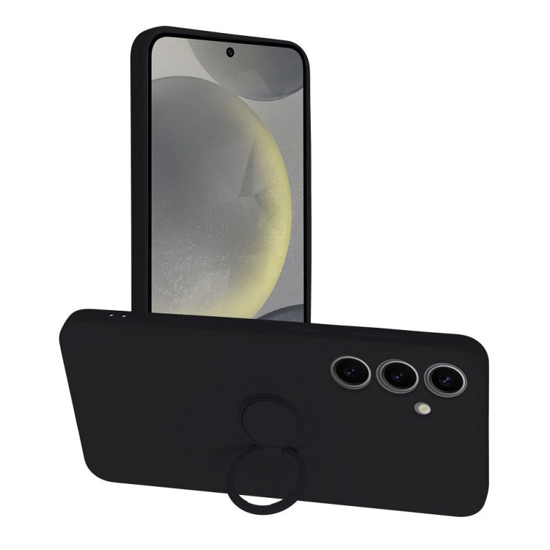 Samsung Galaxy S24 PLUS Case Silicone ring Black