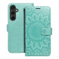 Samsung Galaxy S23 FE Wallet Cases MEZZO Book Mandala  Green