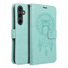 Samsung Galaxy S23 FE Wallet Cases MEZZO Book Dreamcatcher  Green