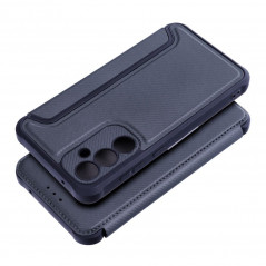 Samsung Galaxy S23 FE Wallet Cases Razor Book Carbon Fibre, Carbon pattern  Blue