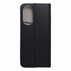 Oppo A58 Wallet Cases Smart Case Book Black
