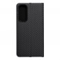 Samsung Galaxy A35 Wallet Cases LUNA Book Carbon Carbon Fibre, Elegant  Black