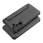 Samsung Galaxy A35 Wallet Cases Razor Book Carbon Fibre, Carbon pattern  Black