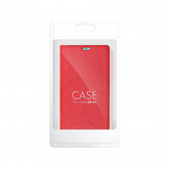 Samsung Galaxy S23 FE Wallet Cases LUNA Book Gold Elegant  Red
