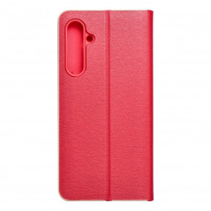 Samsung Galaxy S23 FE Wallet Cases LUNA Book Gold Elegant  Red