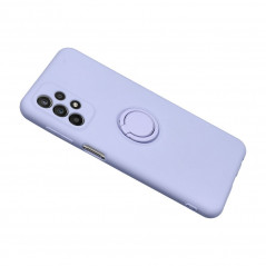 Samsung Galaxy A25 5G Case Silicone ring Violet