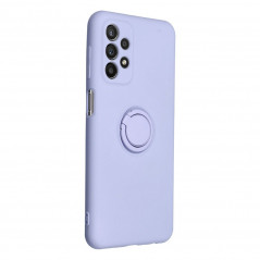 Samsung Galaxy A25 5G Case Silicone ring Violet
