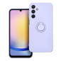 Samsung Galaxy A25 5G Case Silicone ring Violet