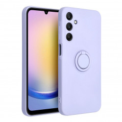 Samsung Galaxy A25 5G Case Silicone ring Violet