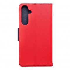 Samsung Galaxy A55 Wallet Cases Fancy Book Red / Navy