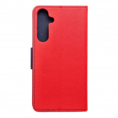 Samsung Galaxy A35 Wallet Cases Fancy Book Red / Navy