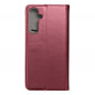Samsung Galaxy A35 Wallet Cases Smart Magneto book Burgundy