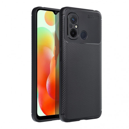 XIAOMI Redmi 12C Case Carbon premium Elegant Black