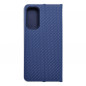 Samsung Galaxy A15 5G Wallet Cases LUNA Book Carbon Carbon Fibre, Elegant  Blue