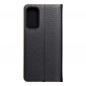Samsung Galaxy A15 5G Wallet Cases LUNA Book Gold Elegant  Black