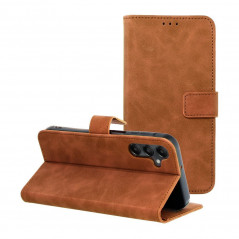 Samsung Galaxy A15 5G Wallet Cases TENDER Book Brown