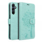 Samsung Galaxy A15 5G Wallet Cases MEZZO Book Tree  Green