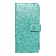 Samsung Galaxy A15 5G Wallet Cases MEZZO Book Mandala  Green