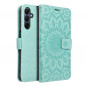 Samsung Galaxy A15 5G Wallet Cases MEZZO Book Mandala  Green