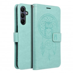 Samsung Galaxy A15 5G Wallet Cases MEZZO Book Dreamcatcher  Green