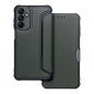 Samsung Galaxy A15 5G Wallet Cases Razor Book Carbon Fibre, Carbon pattern  Dark green