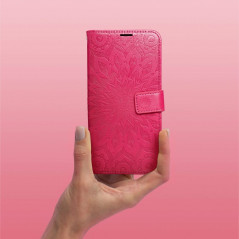 Samsung Galaxy A15 5G Wallet Cases MEZZO Book Mandala  Magenta