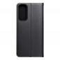 Samsung Galaxy A25 5G Wallet Cases LUNA Book Gold Elegant  Black