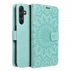 Samsung Galaxy A25 5G Wallet Cases MEZZO Book Mandala  Green