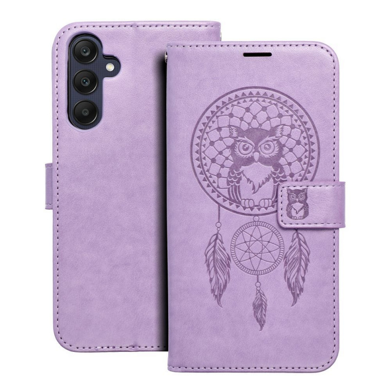 Samsung Galaxy A25 5G Wallet Cases MEZZO Book Dreamcatcher  Purple
