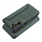 Samsung Galaxy A25 5G Wallet Cases Razor Book Carbon Fibre, Carbon pattern  Dark green