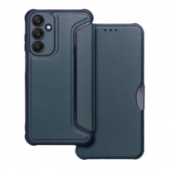 Samsung Galaxy A25 5G Wallet Cases Razor Book Carbon Fibre, Carbon pattern  Blue